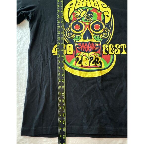 Ashes 420 Fest 2023 T-shirt Mens size Large Cheech Sponsors Glassworks - Picture 4 of 9
